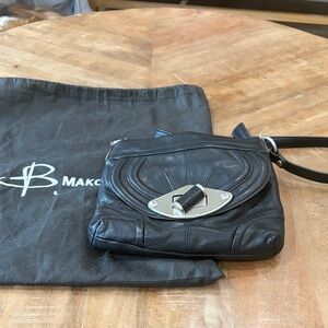 B. Makowsky Black Shoulder Bag